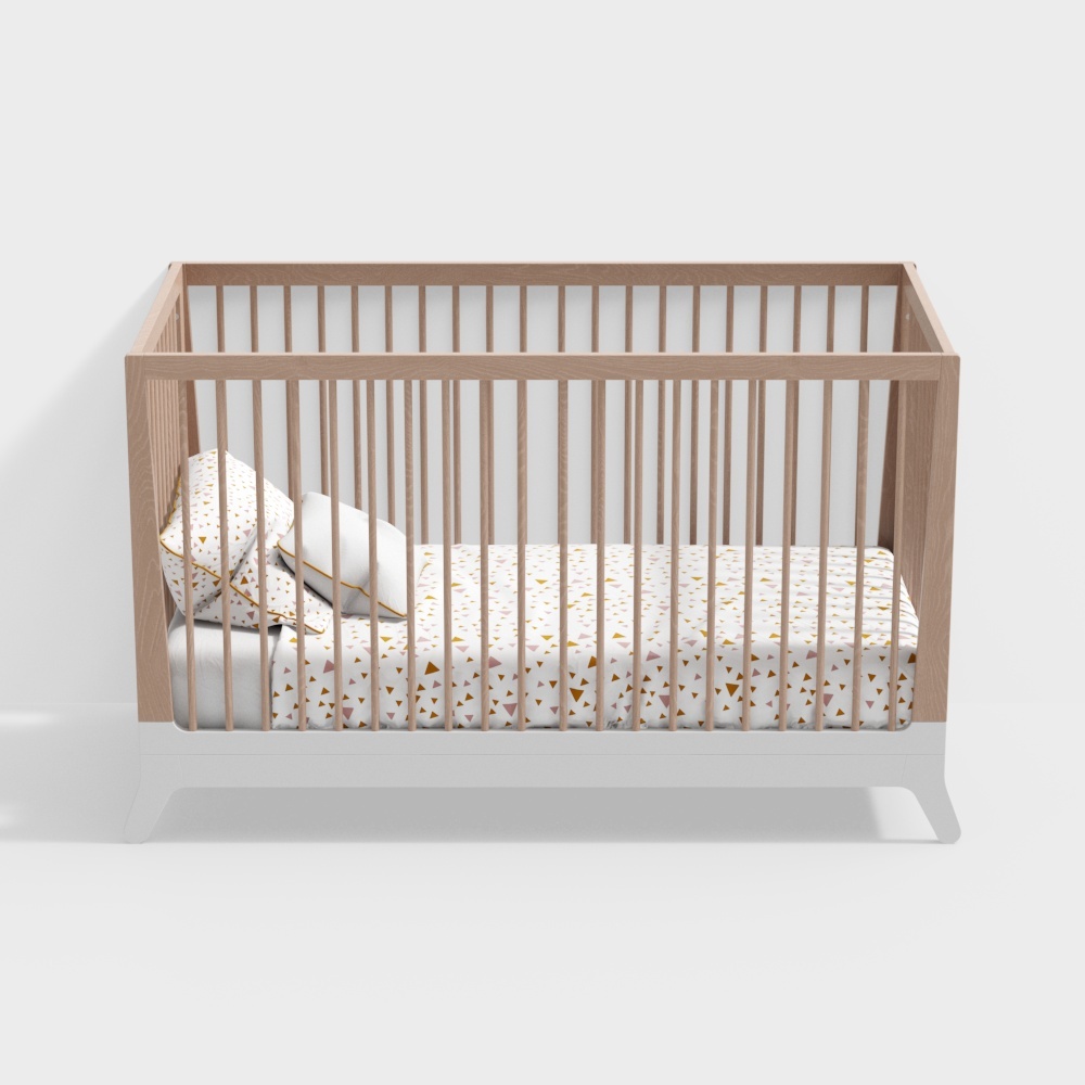 Nordic wooden cot