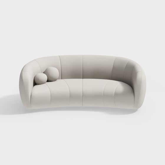 Modern Minimalist Polygonal Sofa 3D model