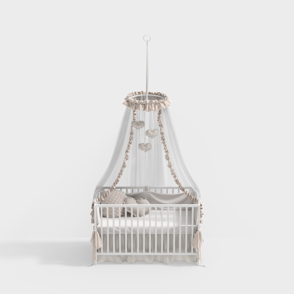 Modern baby room crib