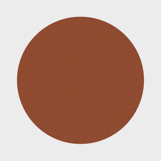 Solid brown circular color swatch for interior paint or material selection on light grey background