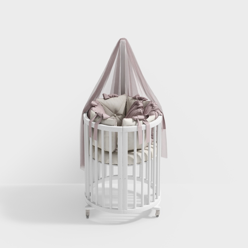 Presepe nordico rosa