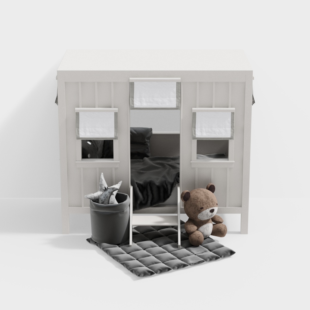 Modern children's cot