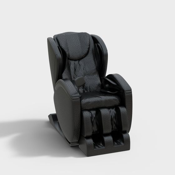 Sleek and Sophisticated Massage Chair 3D model