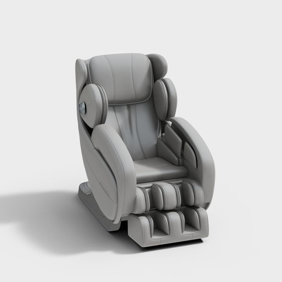 Modern Massage Chair,Footstools,gray