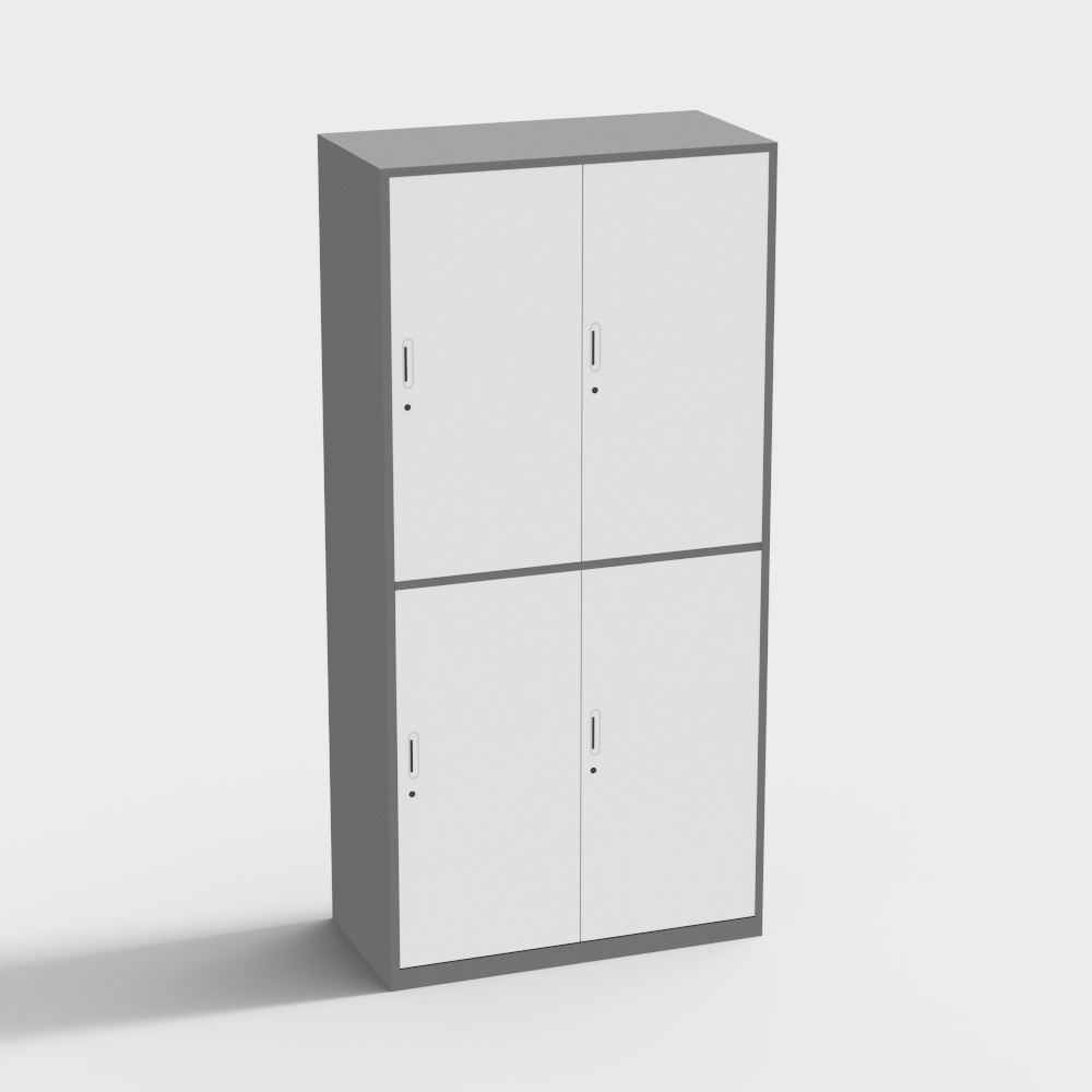Modern Minimalist Storage Cabinet 3D model