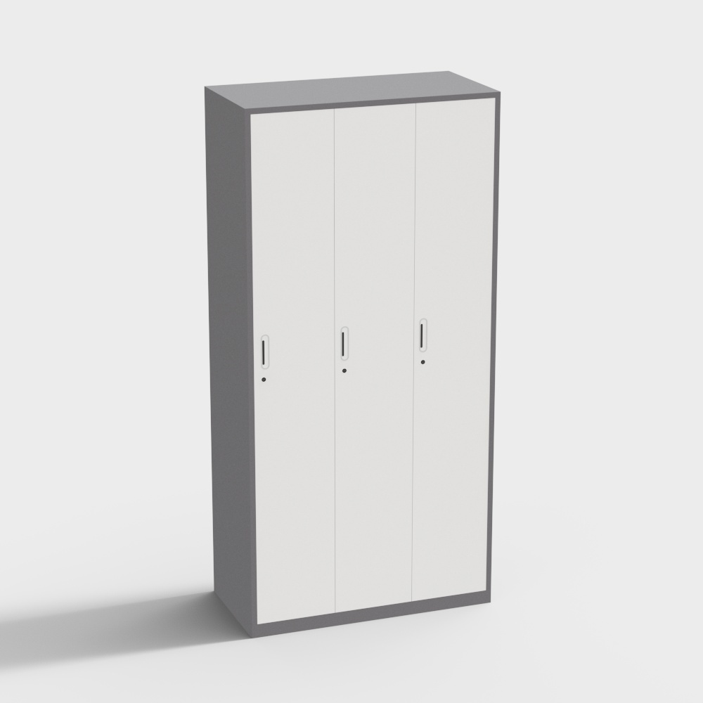 Modern Minimalist Storage Cabinet 3D model