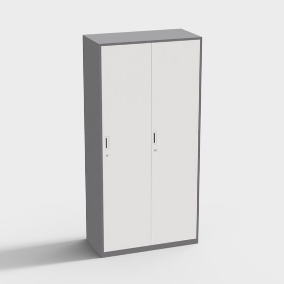 TT-179 Set of Color Double Door Locker 3D Model