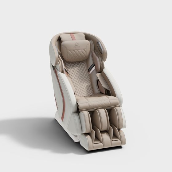 Stylish Massage Chair 3D model for Modern Interiors