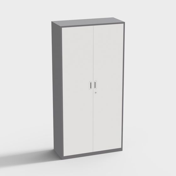 Ensemble armoire à fichiers en acier à bord étroit en fer coloré TT-055 à double porte