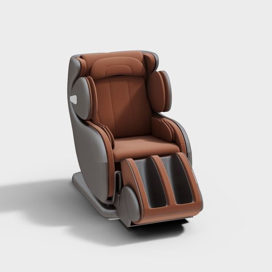 Elegant Massage Chair 3D Model Design
