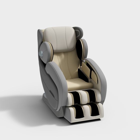 Sedia Massaggiante Beige Moderna