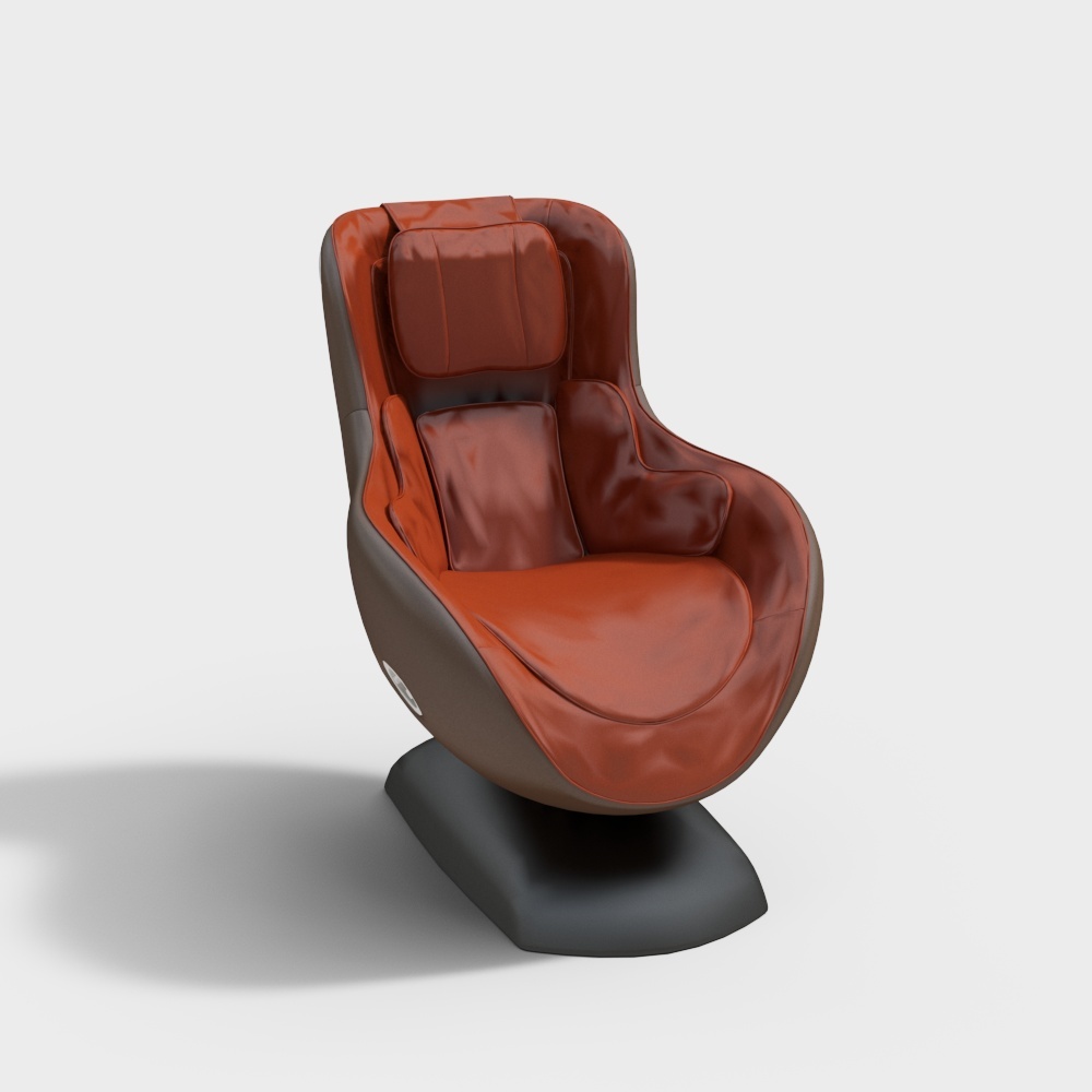 Poltrona Massaggiante Moderna Arancione