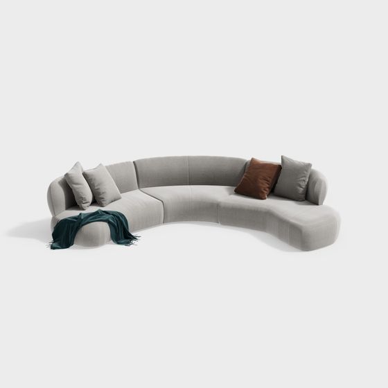 Elegant 3D Sofa Model for Modern Spaces