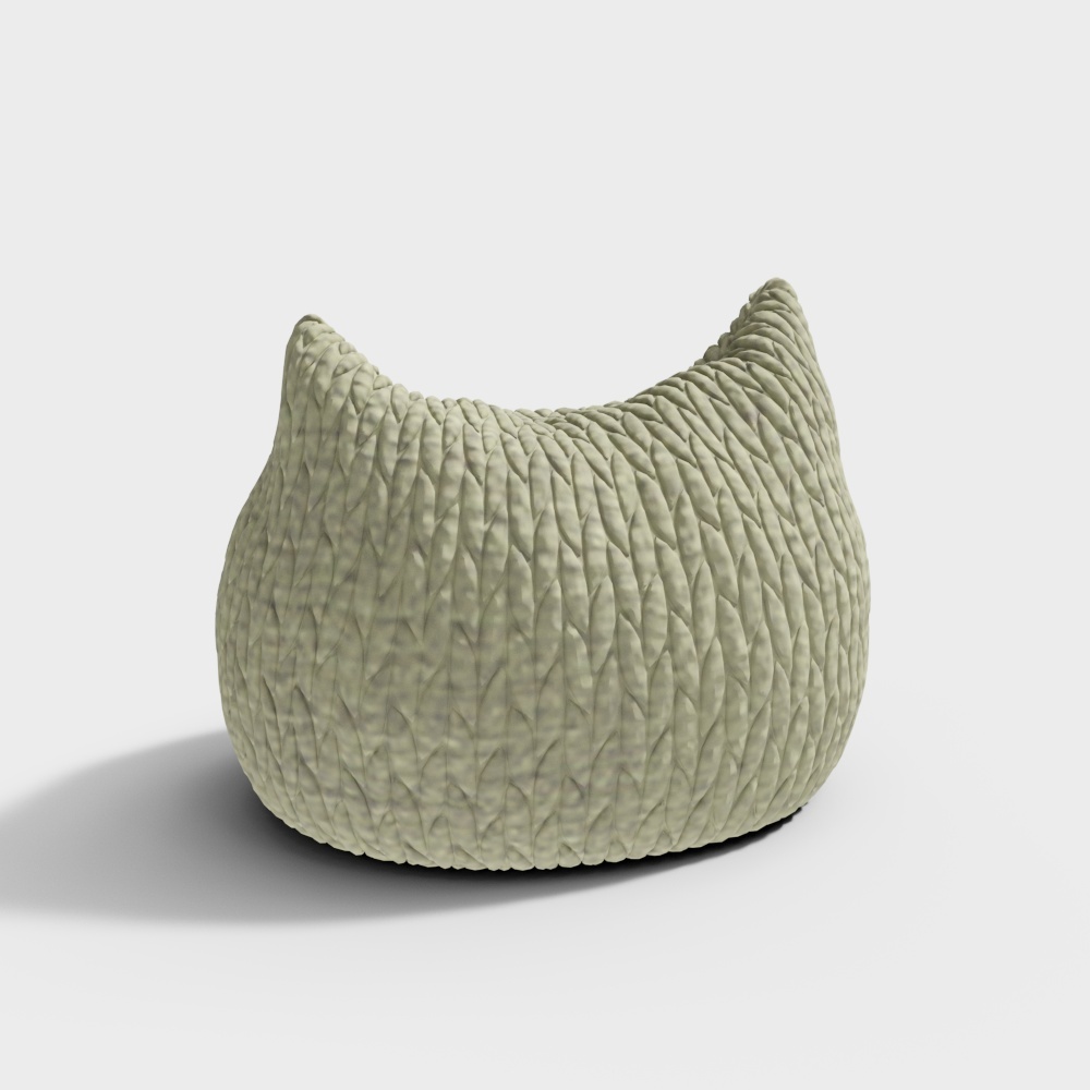 Cat Shaped Cushion 3D model