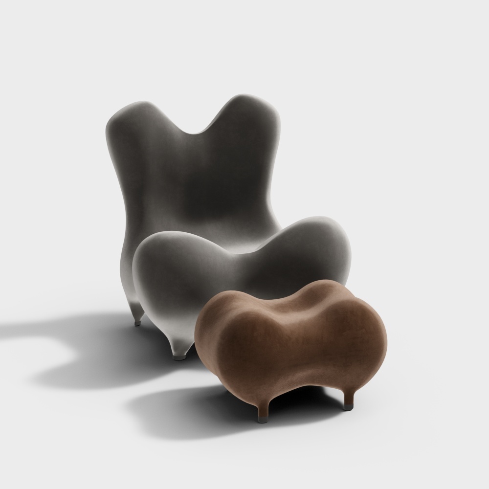 Canapé en flanelle moderne décontracté