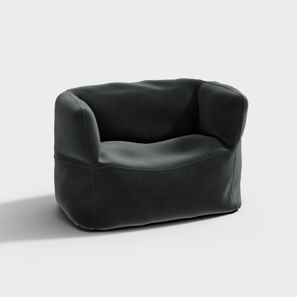 モダンなグリーン・フランネル・ナマケモノ・ソファ