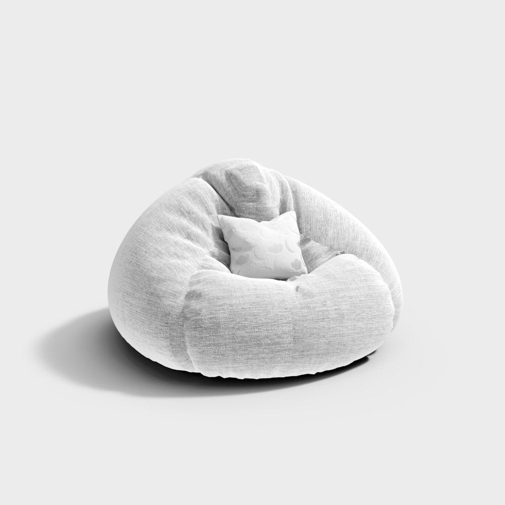 Modern plush lazy sofa