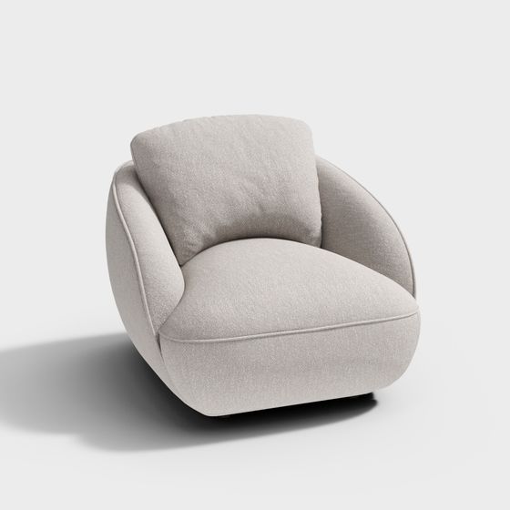 Cozy Lounge Chair 3D model