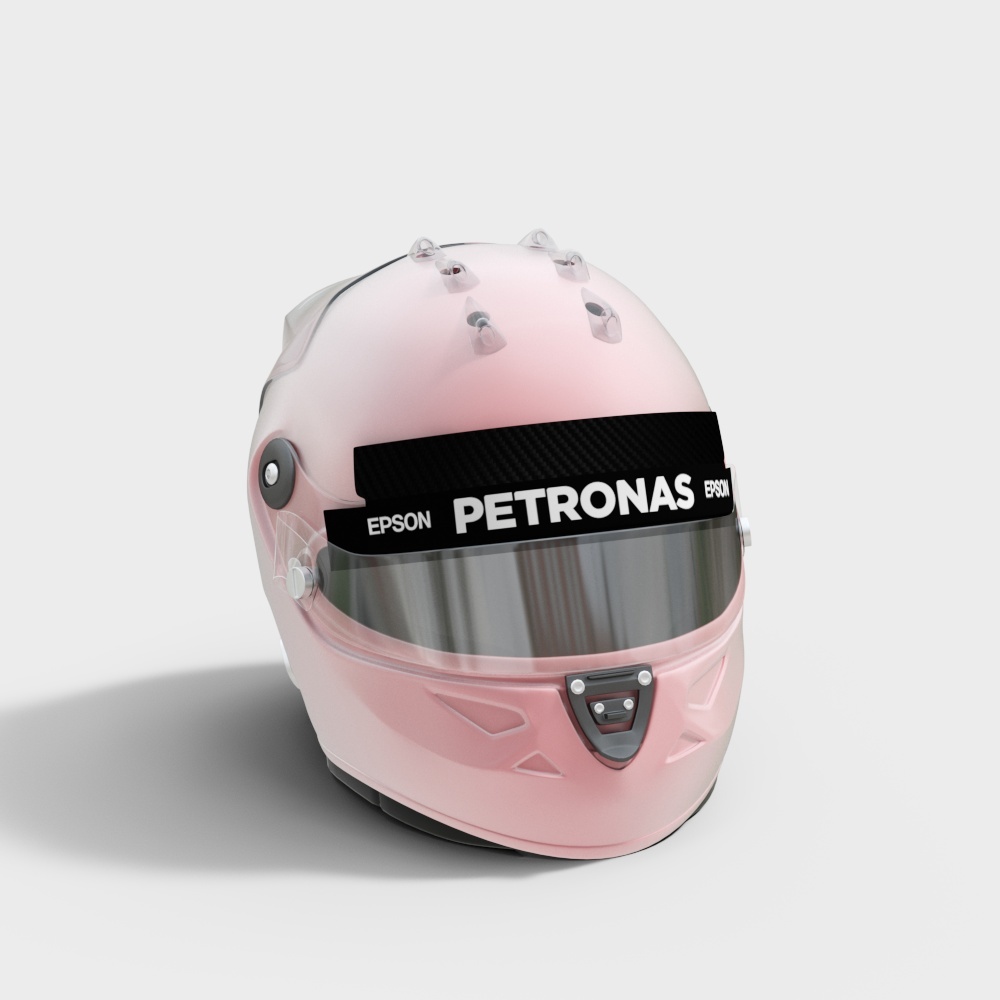 Elegant Racing Helmet 3D model