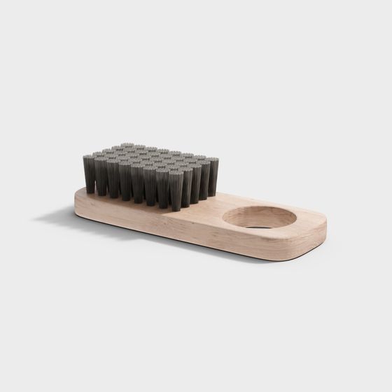 Minimalist Shoe Brush 3D model for Creative Projects