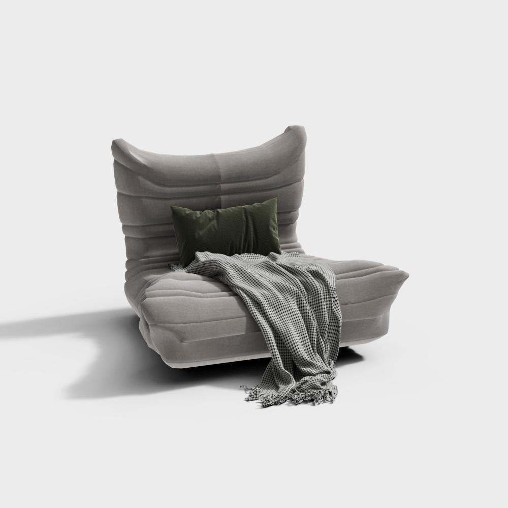 Modern off-white lazy sofa
