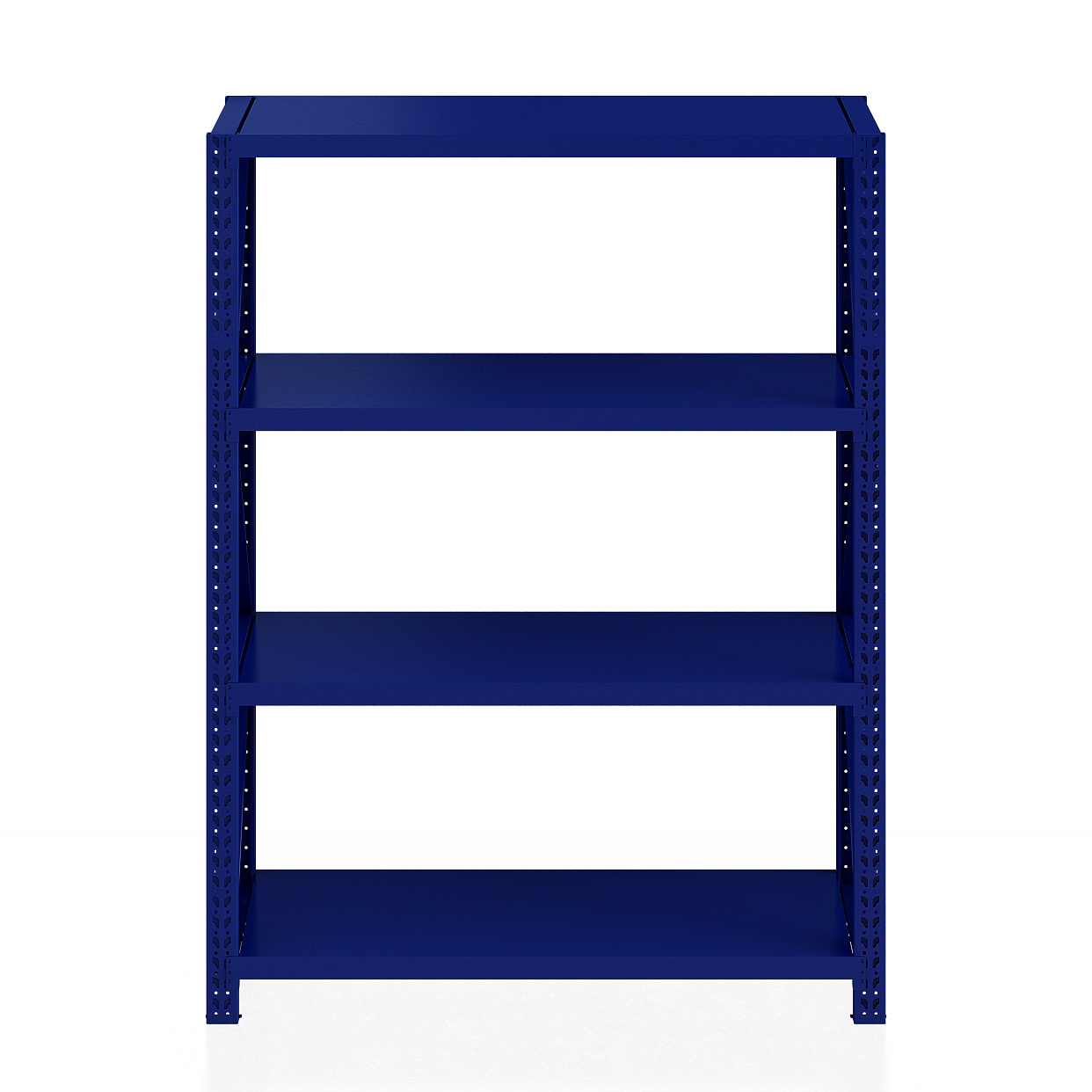 Urban Shelf 3D Model – Navy Blue Metal Frame