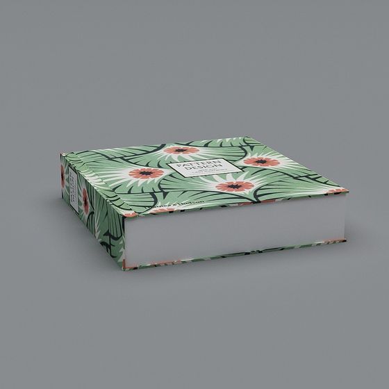 Floral Book Box 3D Model
