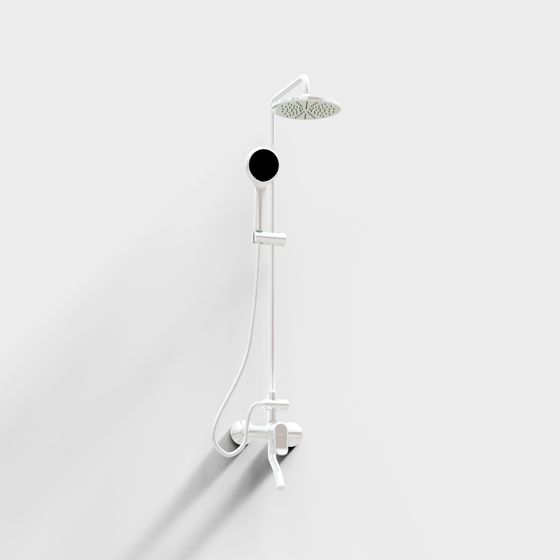 Minimalist Shower System 3D model