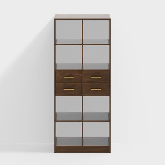 Urban Elegance Bookshelf 3D model