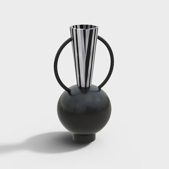 Streamlined Art Vase 3D model