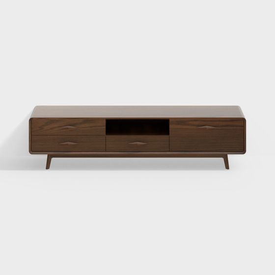 Modern Minimalist TV Cabinet 3D model