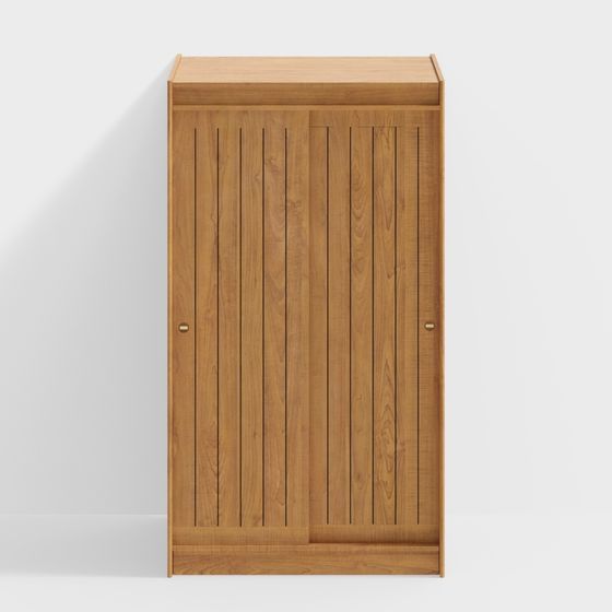Modern Minimalist Wardrobe 3D model