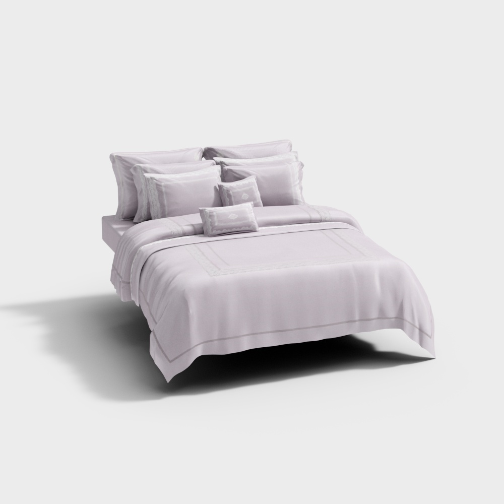 Bed - Chris Purple - Bedding