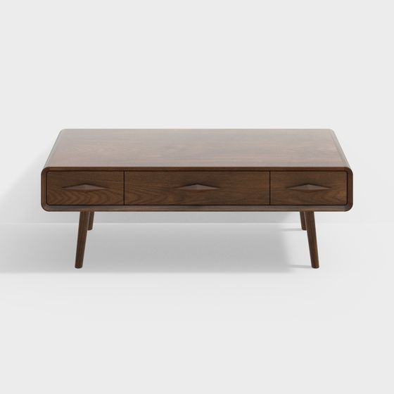 Vintage Coffee Table 3D model for Modern Interiors