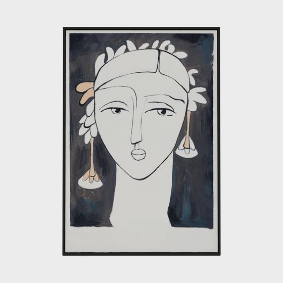 Abstract Female Portrait 3D Model