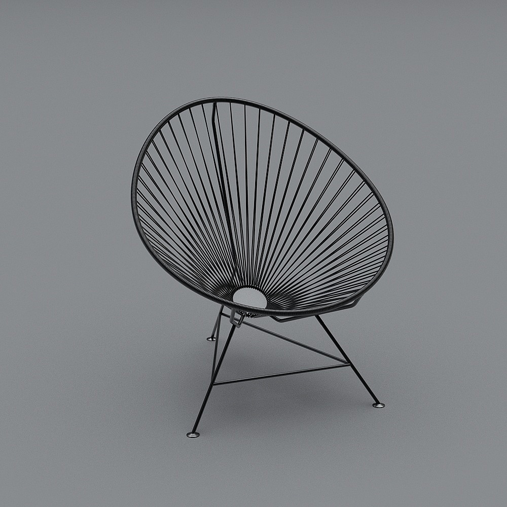 Modern balcony lounge chair