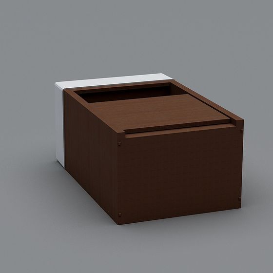 Urban Corner Planter Box 3D model