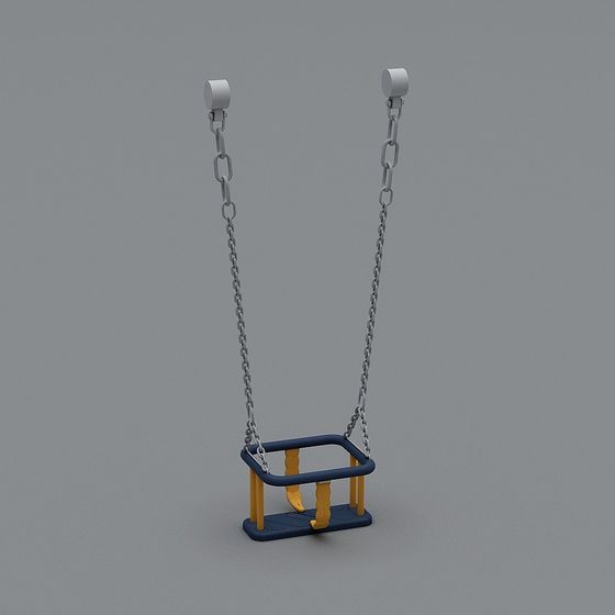 Playful Children's Swing 3D model