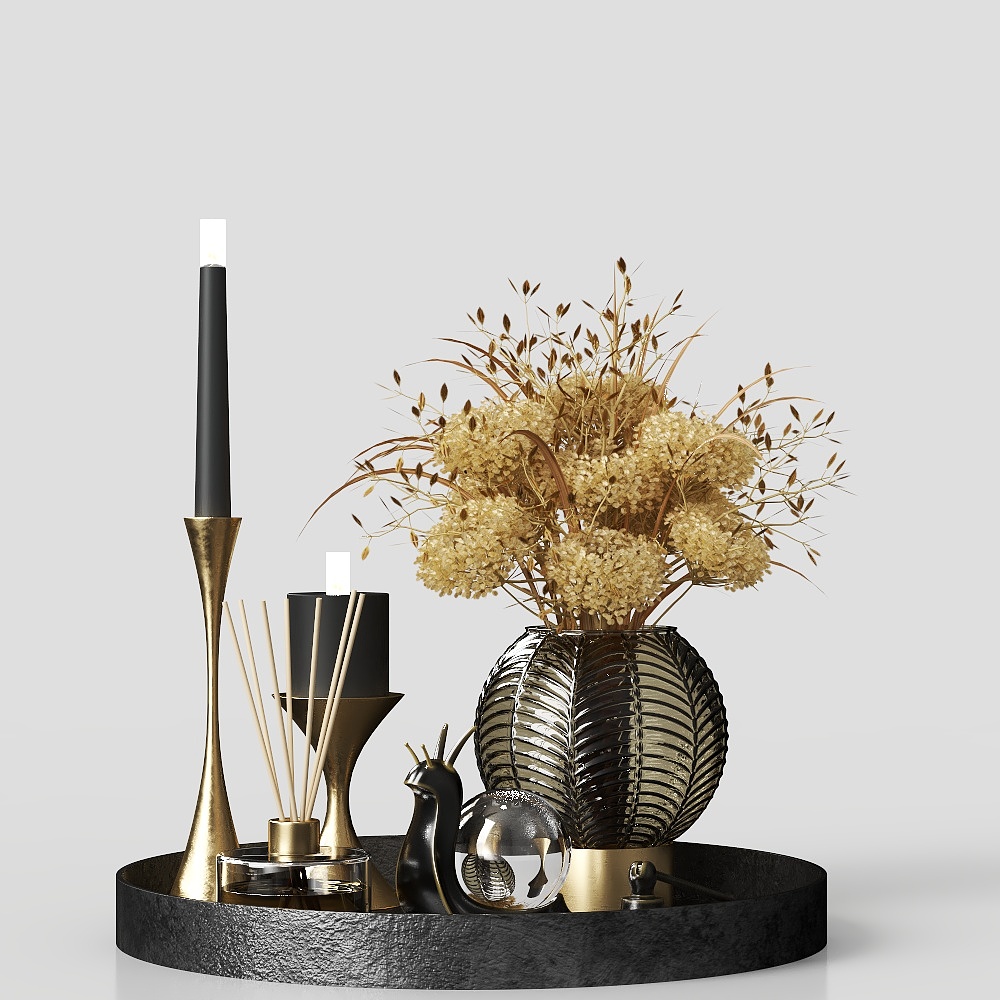 Modern candle scented combination accessories