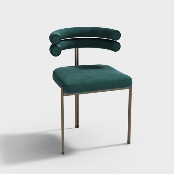 Curve Chair 3D model - A Modern Icon