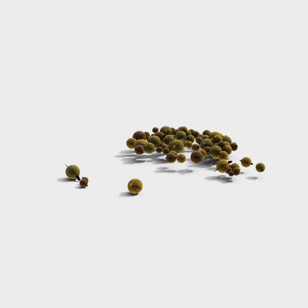 Scattered small fruit ornaments-wx