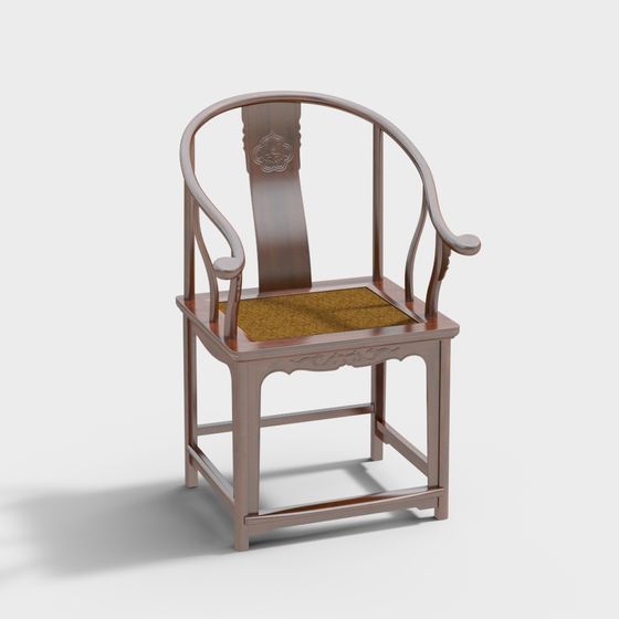 Oriental Elegance Chair 3D model