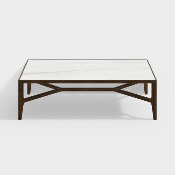 Modern Urban Living Room Coffee Table 3D model