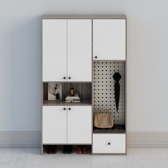 Allen แบบง่าย - ตู้รองเท้า 04