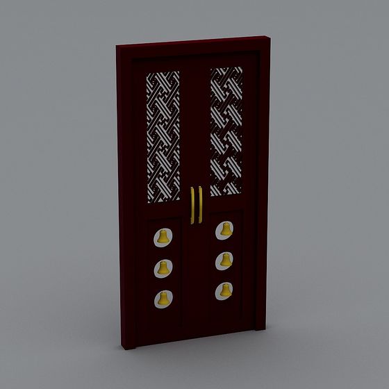 Art Deco Door 3D model