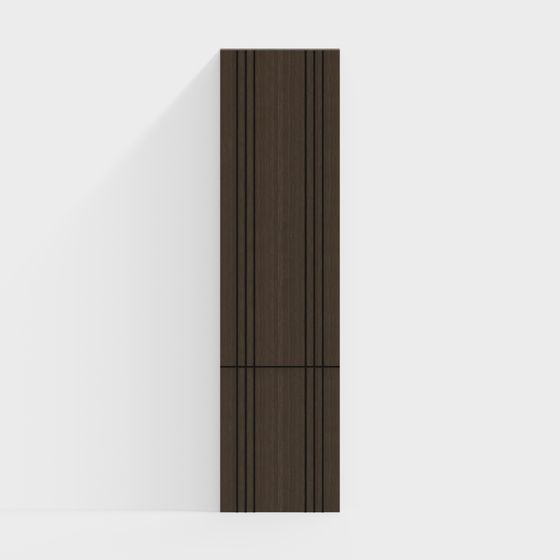 Elegant Wooden Panel 3D model for Modern Spaces