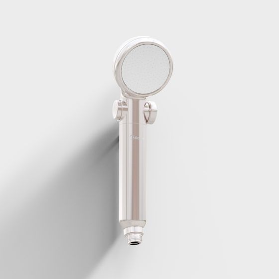 Sleek Minimalist Shower Head 3D model