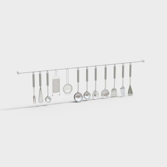 Kitchen Utensils Rack 3D model