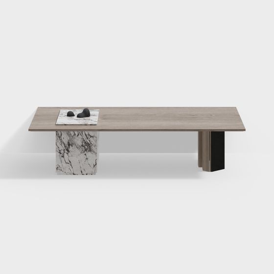 Stylish Dining Table 3D model for Modern Interiors
