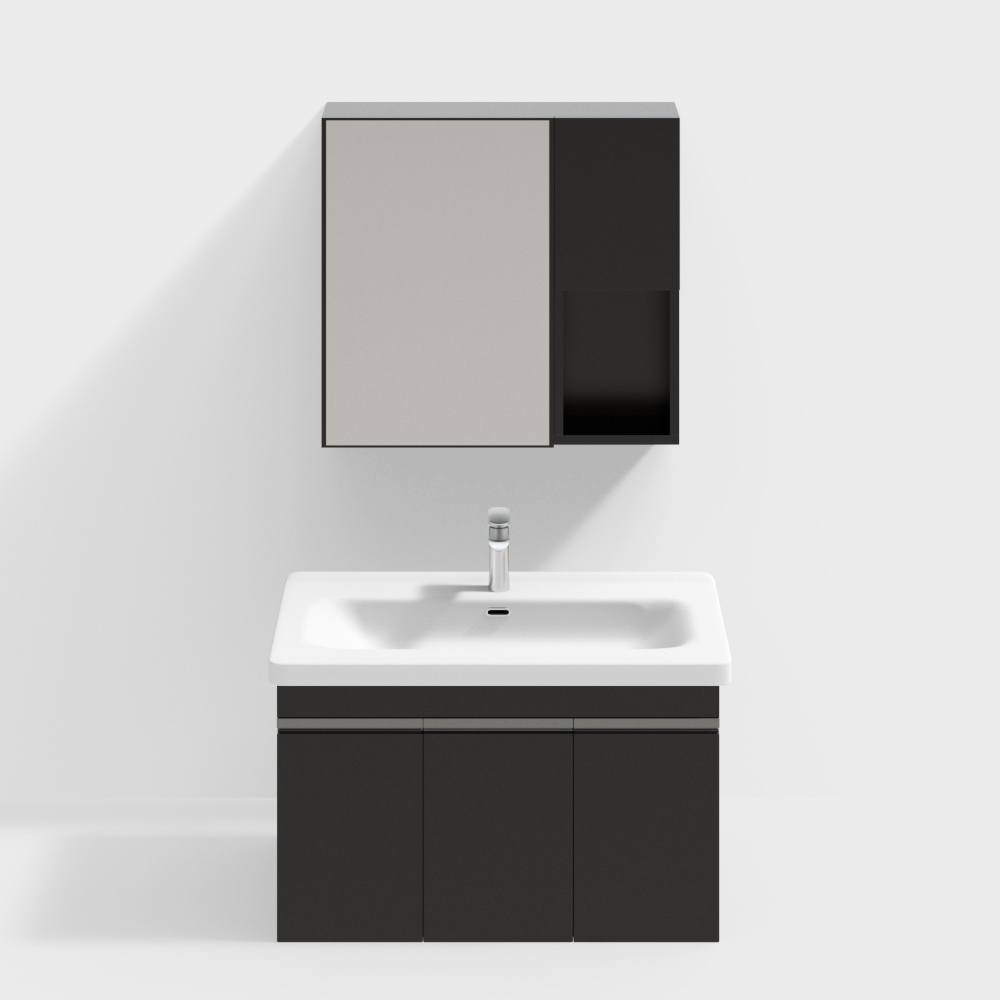 ตู้เคาน์เตอร์อ่างเซรามิก